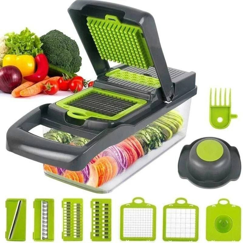 Coupe-légumes multifonction 14 en 1 accessoires de cuisine