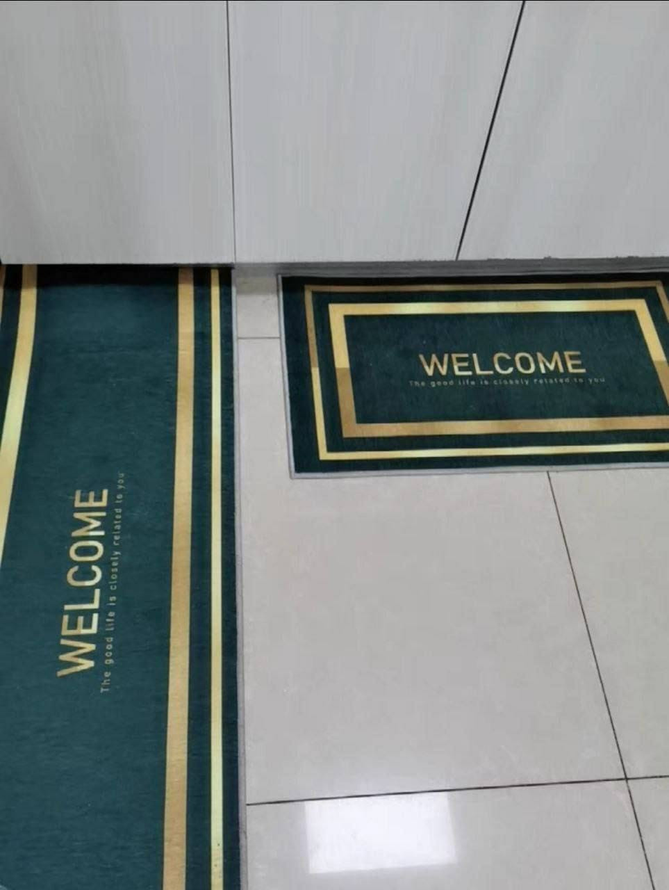 Ensemble de 2 Tapis pour la cuisine lavable Antidérapant pour la maison
