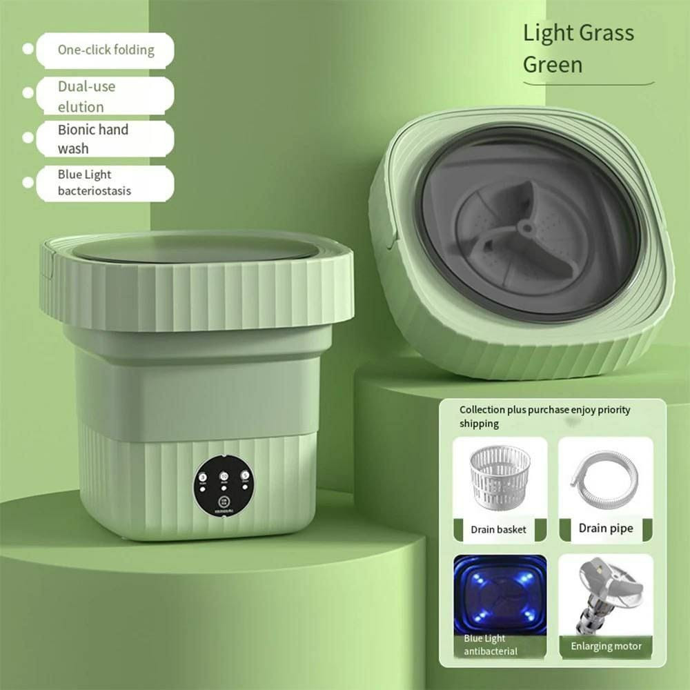 Mini machine à laver pliable portable de haute qualité 3kg  + Panier d'essorage