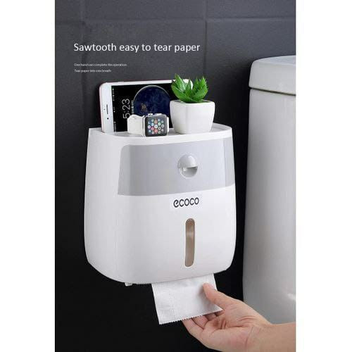 Porte papier hygiénique pour toilettes, étagère murale
