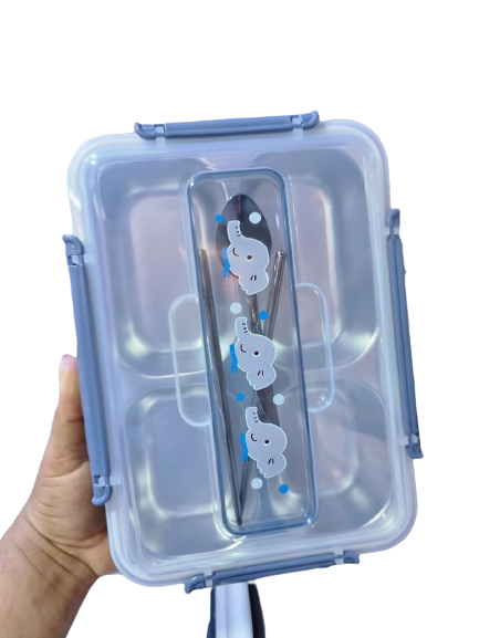 Boîte à lunch en acier inoxydable, assiette divisée moderne