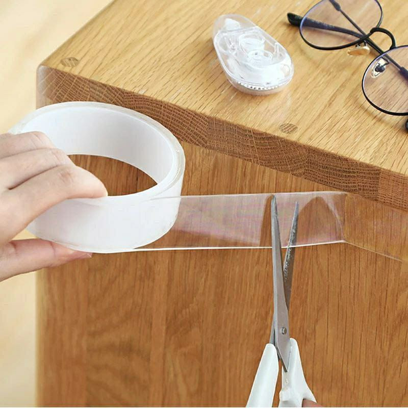 Nano Magic Ruban Adhésif Autocollant Double Face Transparent très efficace