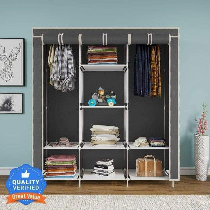 Jolie armoire de vêtements grande taille 175×45×130 cm