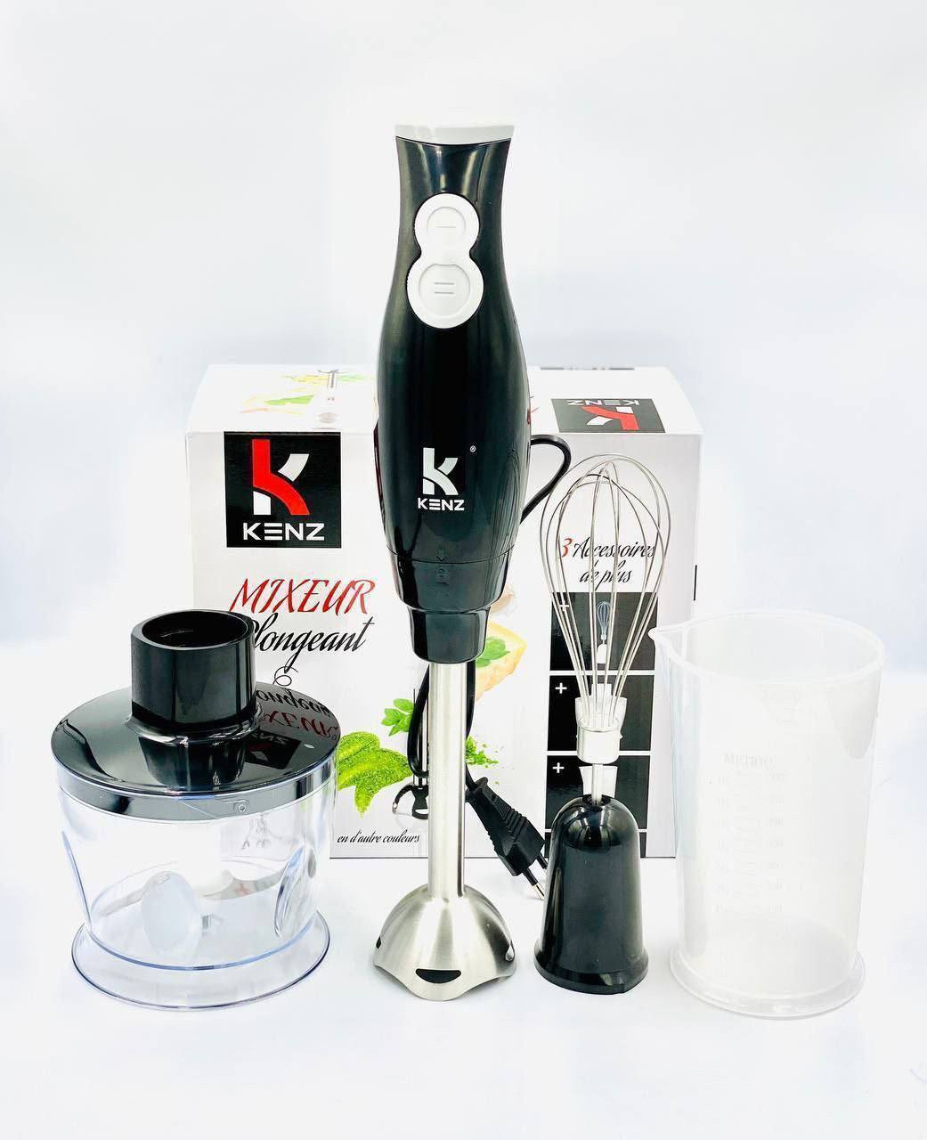 Kenz Mixeur plongeant 4 en 1 DV-3915 200W
