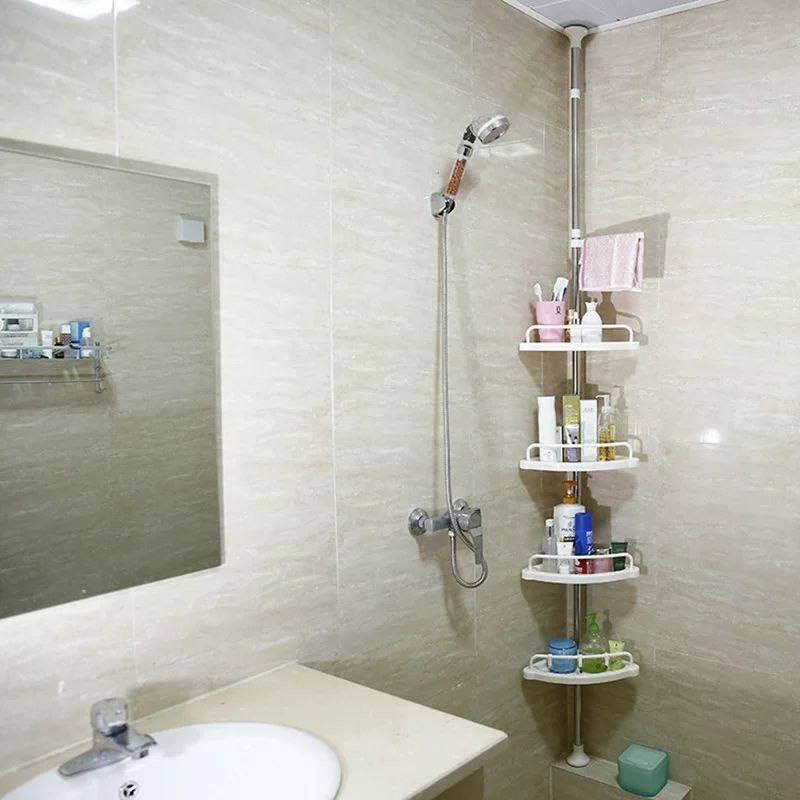 Étagère de douche d'angle à 4 niveaux , support de rangement -Multi corner shelf