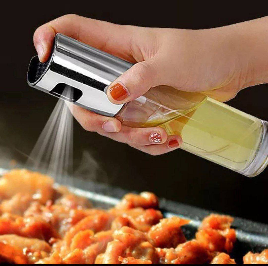 Vaporisateur d'Huile Spray Huile et vinaigre Bouteille d'huile en Verre 100ml