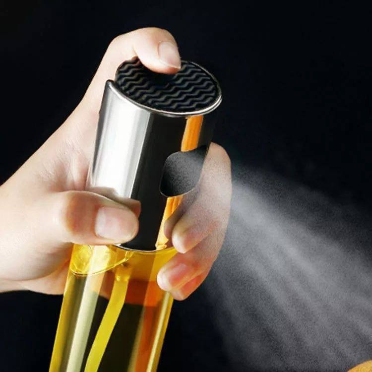 Vaporisateur d'Huile Spray Huile et vinaigre Bouteille d'huile en Verre 100ml