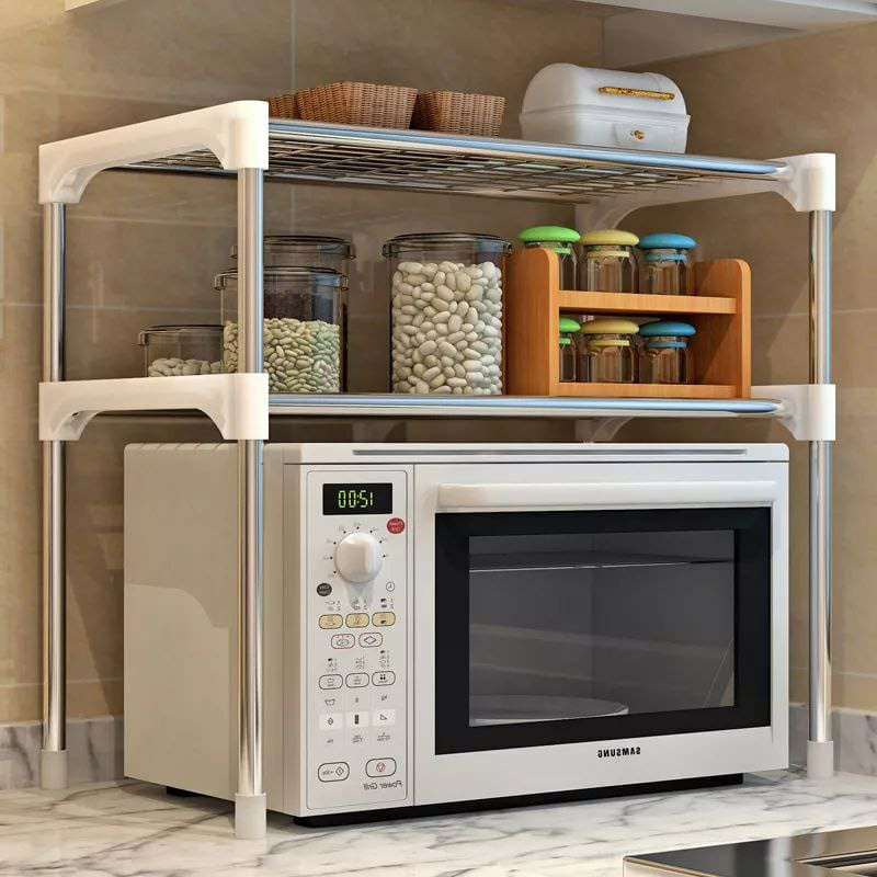 Etagère de rangement inox multifonction cuisine, bureau, Salle de bain,....